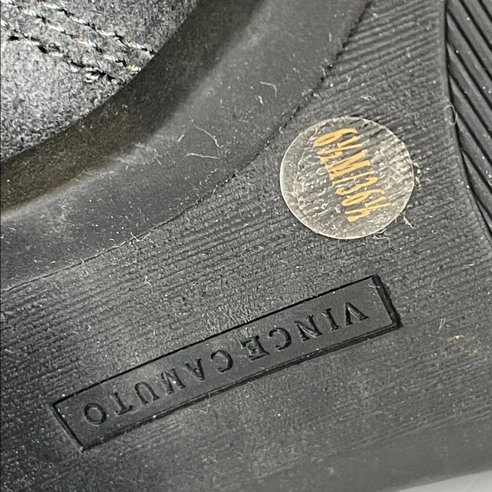 Vince Camuto Bestan Gray Over-the-Knee‎ Women's Boots Grommet Accents SZ 6.5
